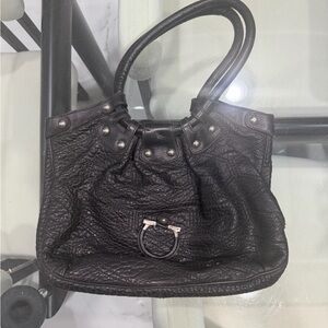 Salvatore Ferragamo Black Leather Women's Bag